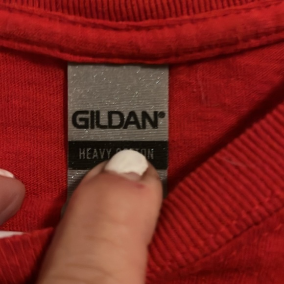 Red crop top in red. - Picture 2 of 9